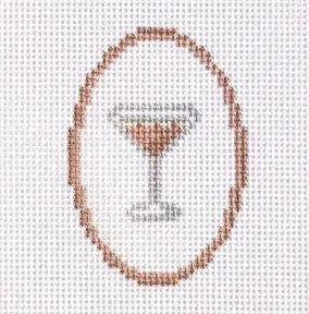 Mini Espresso Martini Needlepoint Canvas