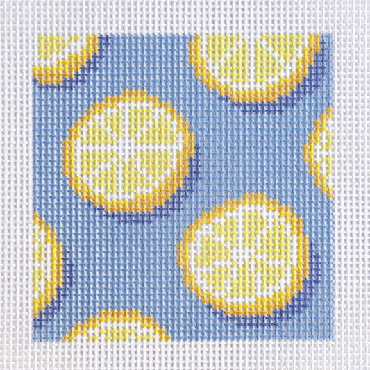 Lemon Coaster Needlepoint Canvas