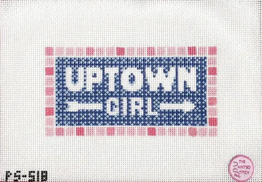 Uptown Girl Needlepoint Canvas