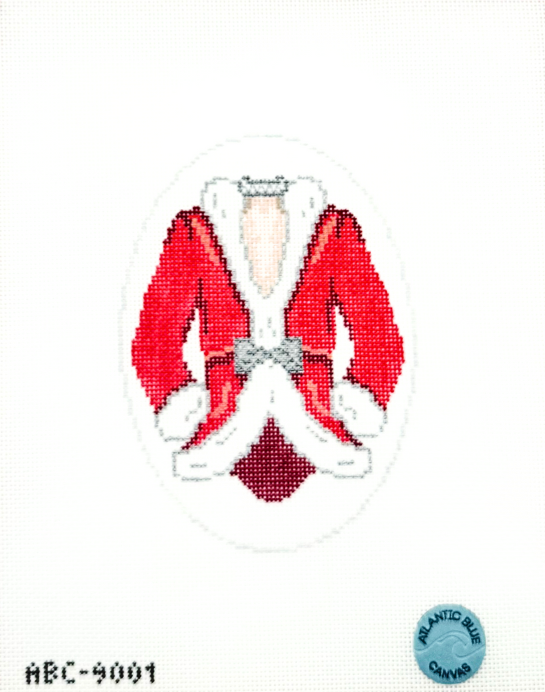 Rockette - Santa Suit Outfit Needlepoint Canvas