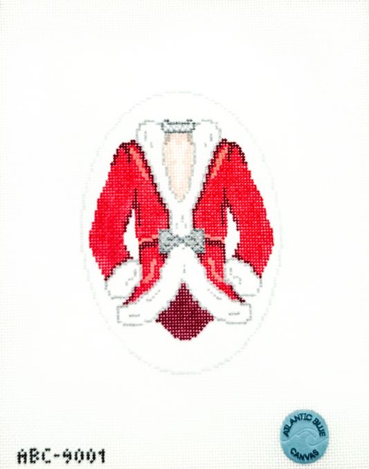 Rockette - Santa Suit Outfit Needlepoint Canvas