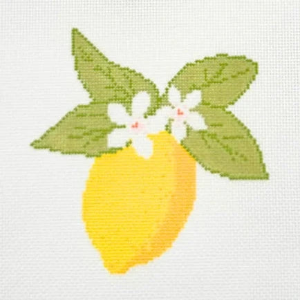 Lemon Branch Needlepoint Canvas