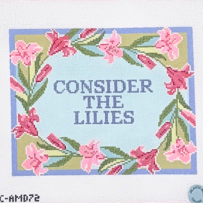 Consider the Lilies Needlepoint Canvas