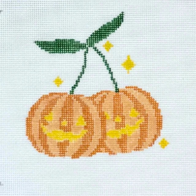 Jack O'Cherries Needlepoint Canvas