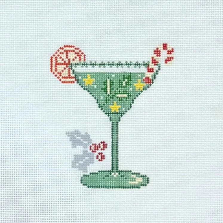 Holiday Margarita Needlepoint Canvas