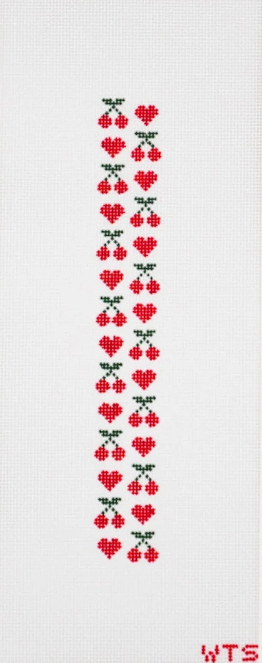 Cherry Keychain Needlepoint Canvas