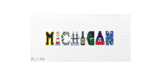 Michigan Mini Needlepoint Canvas