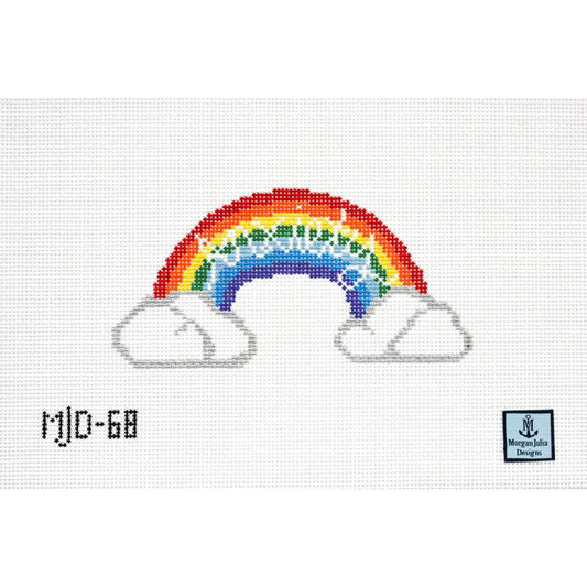 Anxiety Rainbow Needlepoint Canvas