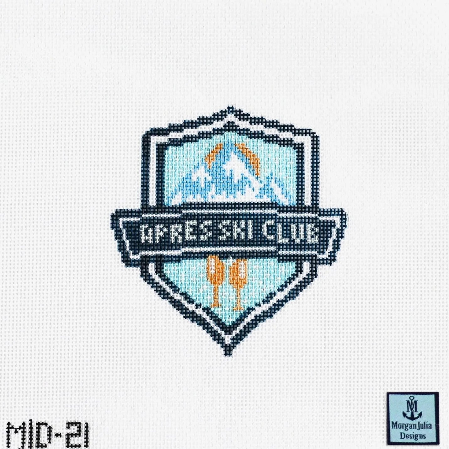 Après Ski Club Needlepoint Canvas