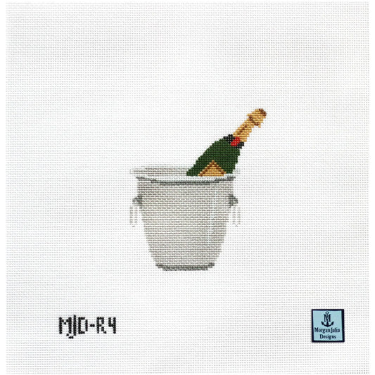 Champagne Bucket Needlepoint Canvas