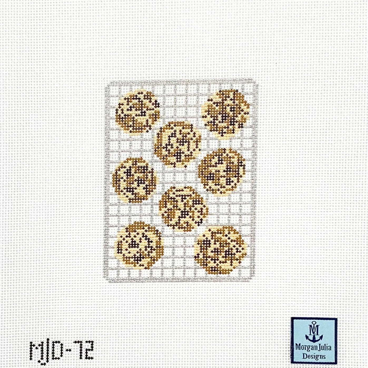 Chocolate Chip Cookies Needlepoint Canvas
