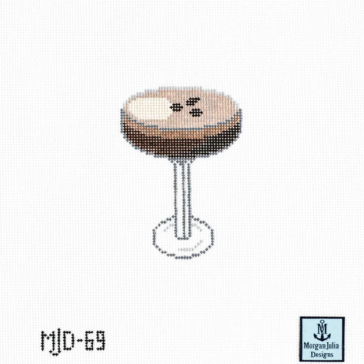 Espresso Martini Needlepoint Canvas