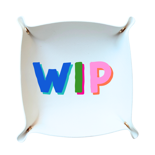 White WIP Valet Tray