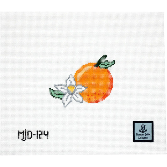 Florida Orange Needlepoint Canvas