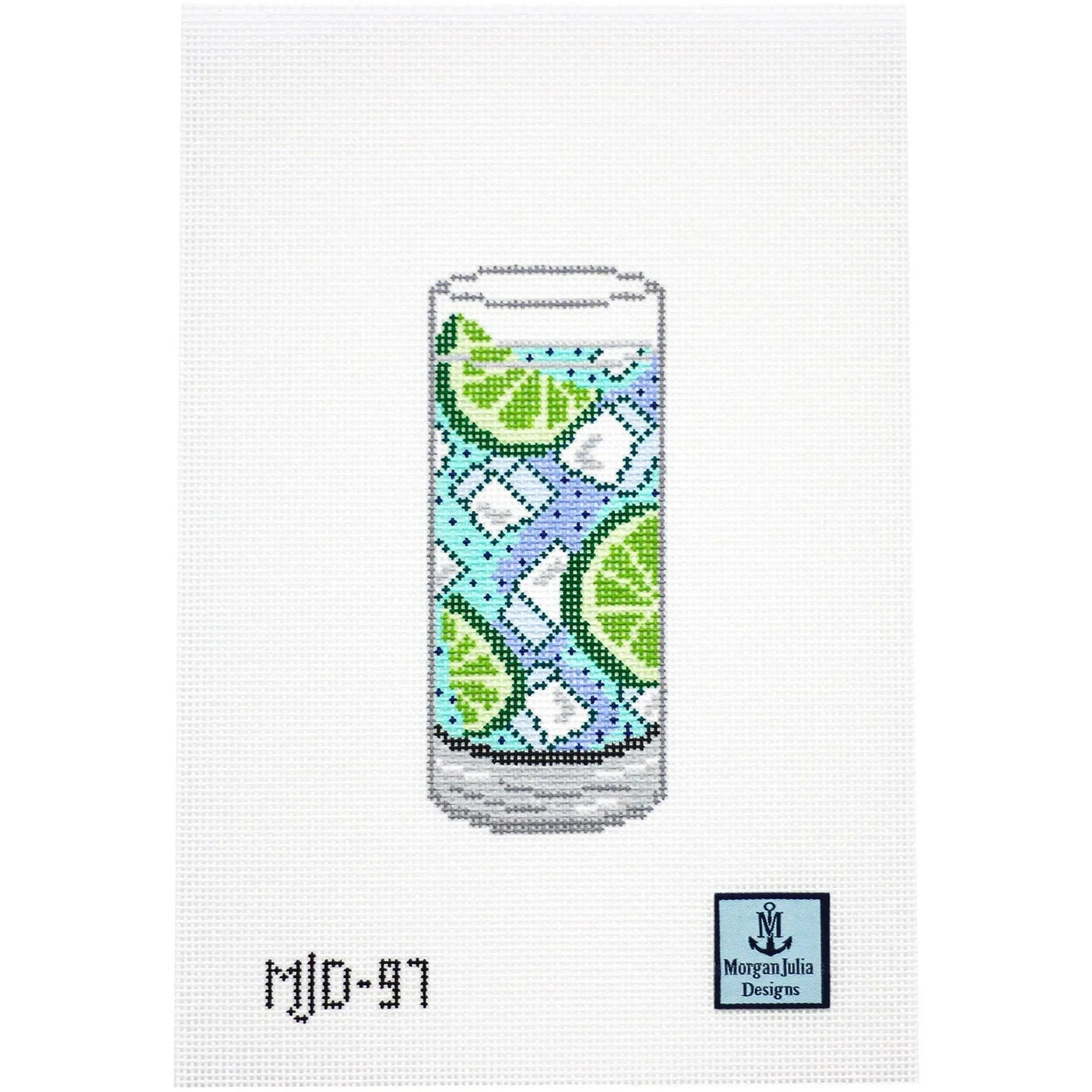 Gin and Tonic Needlepoint Canvas