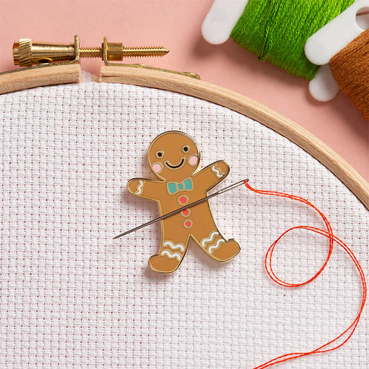 Gingerbread Man Needle Minder