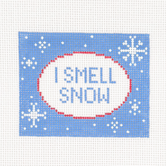 I Smell Snow Needlepoint Canvas