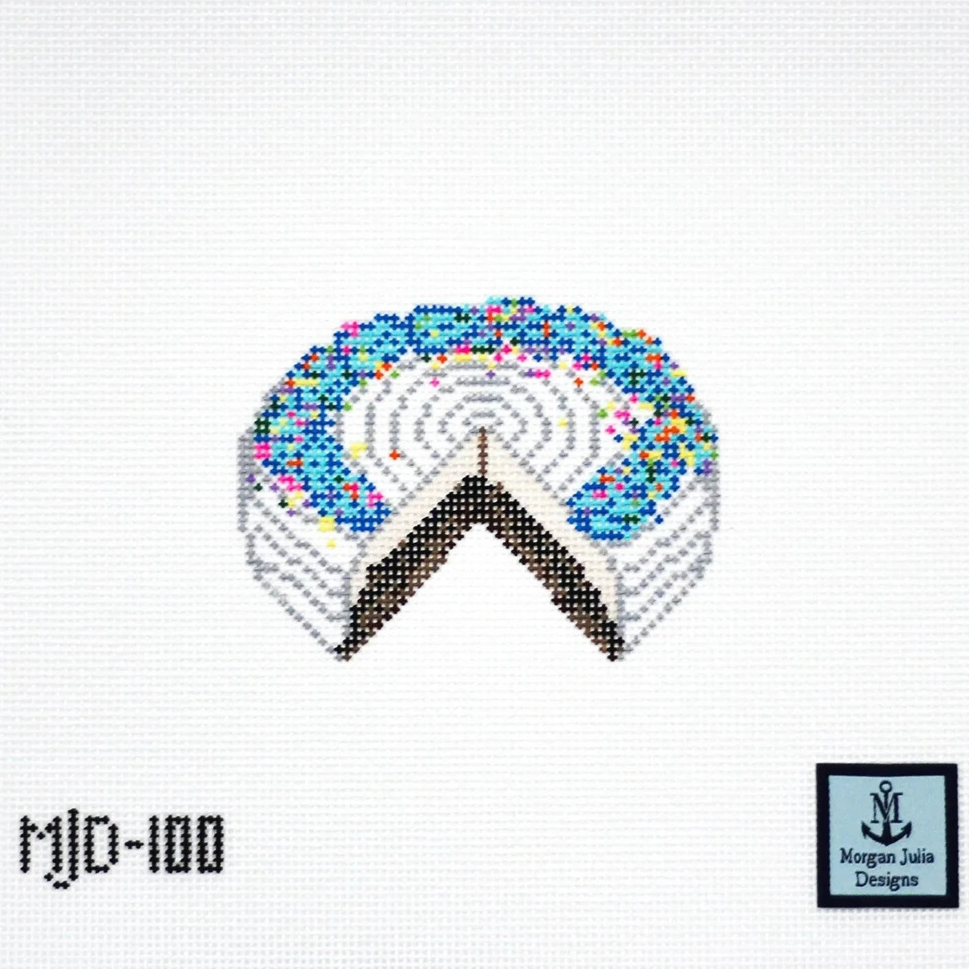 Ice Cream Cake Needlepoint Canvas