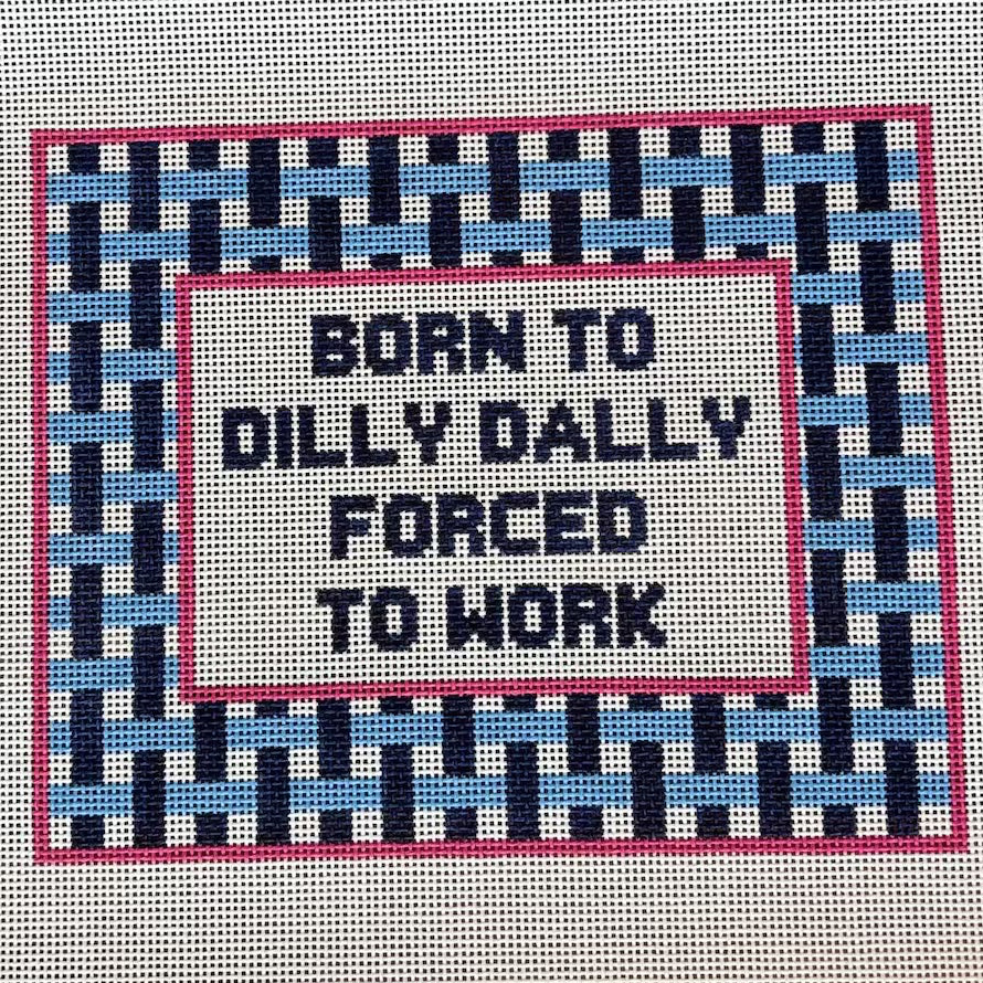 Dilly Dally Needlepoint Canvas
