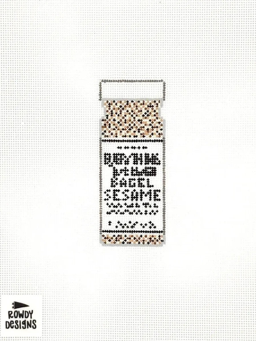 Everything Seasoning Needlepoint Canvas