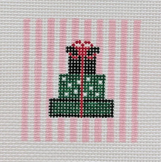 Preppy Present Needlepoint Canvas