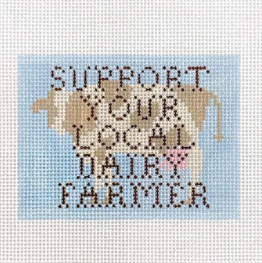 Dairy Farmer Needlepoint Canvas