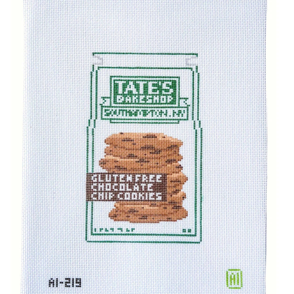 Gluten Free Chocolate Chip Cookie Bag Needlepoint Canvas