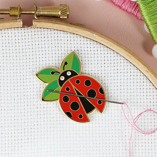 Ladybug Needle Minder
