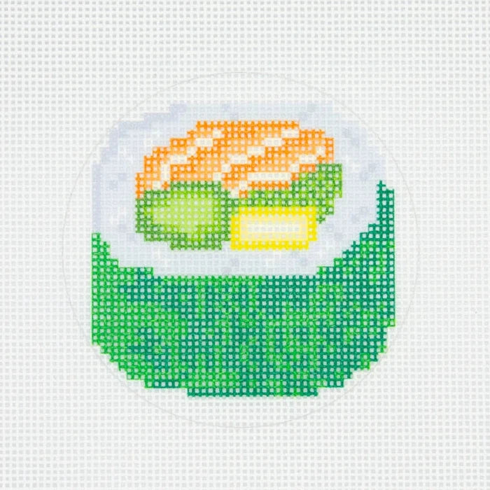 Sushi Round Needlepoint Canvas