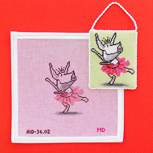 Liv on Pointe Needlepoint Canvas