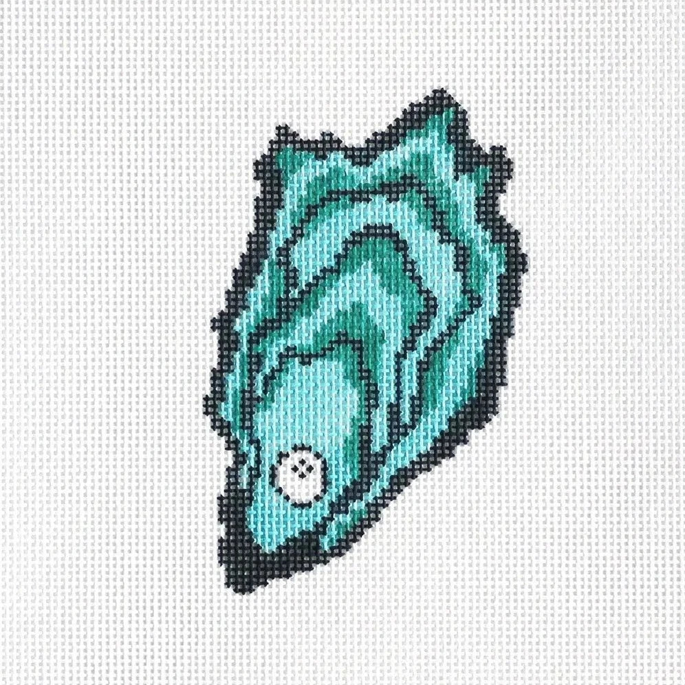 Oyster and Pearl Needlepoint Canvas